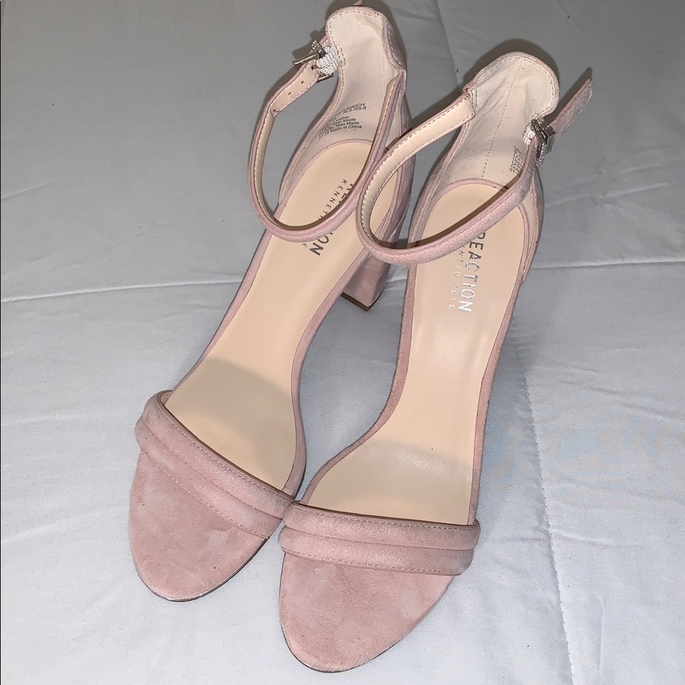 Reaction Kenneth Cole Lolita Suede Ankle-Strap Sandals
